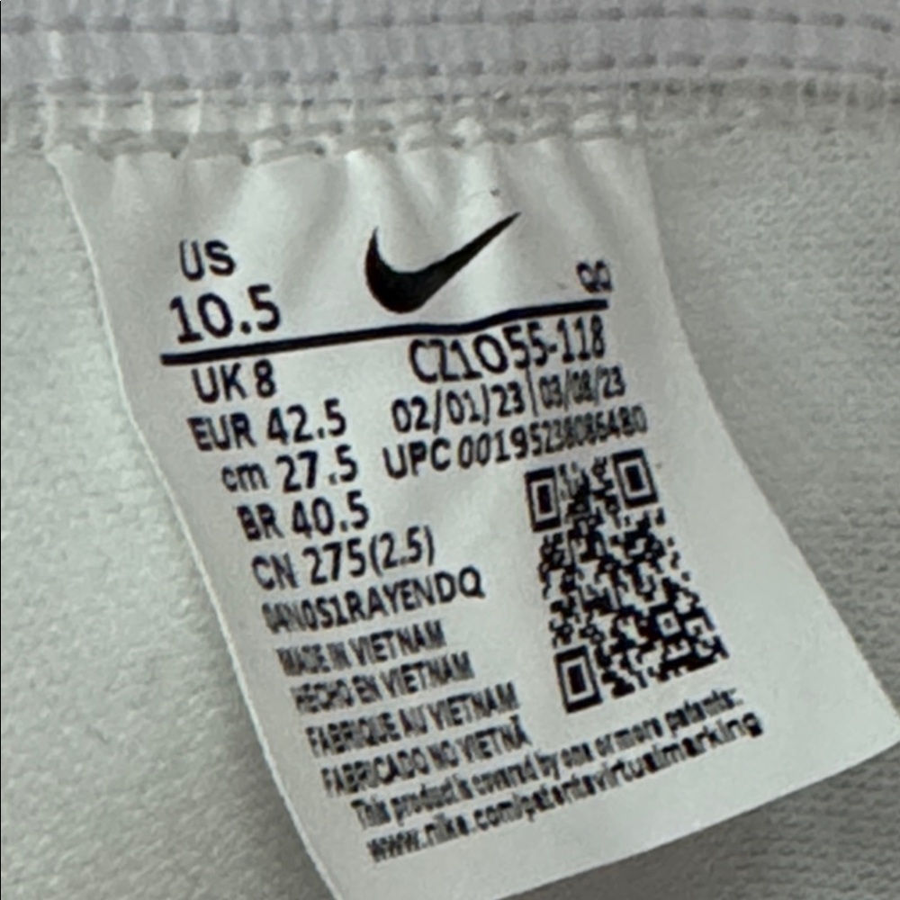 Nike Women's white and Pink Sneakers women’s size 10.5 New without a box - Picture 7 of 8